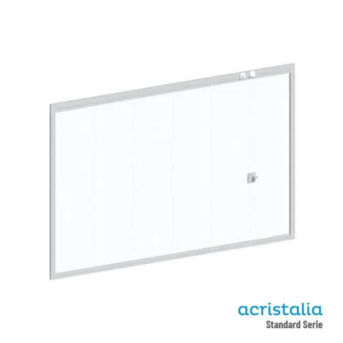 Frameless slide and turn glass door - Standard Series