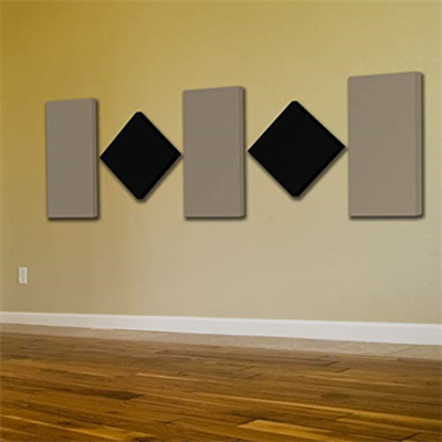 Image for Acoustimac DMD Imperial Acoustic Design Pack: 5 Pcs-  (3) 4'x2'x2" Stone (2) 2'x2'x2" Black