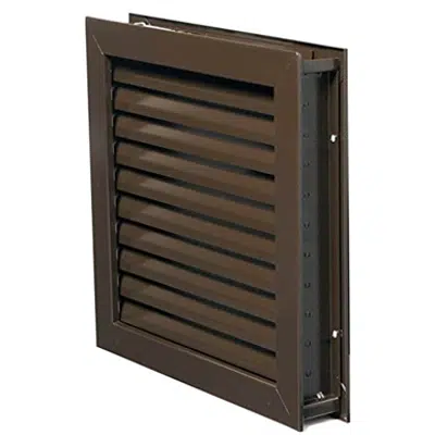 изображение для National Guard L1900DKB18X18 L-1900DKB-18X18 Fusible Louver Steel 18 x 18", 18" Height, Bronze