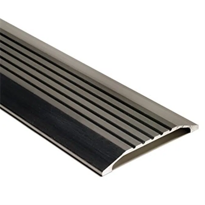 National Guard 424-36" NGP Fluted Commercial Saddle Threshold, Mill Finish, 36" L x 4" W x 1/2" H