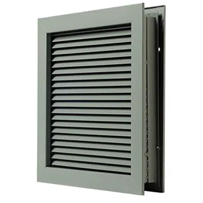 Зображення для National Guard L700RX18X24 L-700-Rx-18X24 Door Louver Steel 18 x 24", 18" Height, Steel