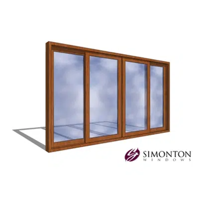 imagem para Reflections® 5500 Series Patio Door: 4 Lite