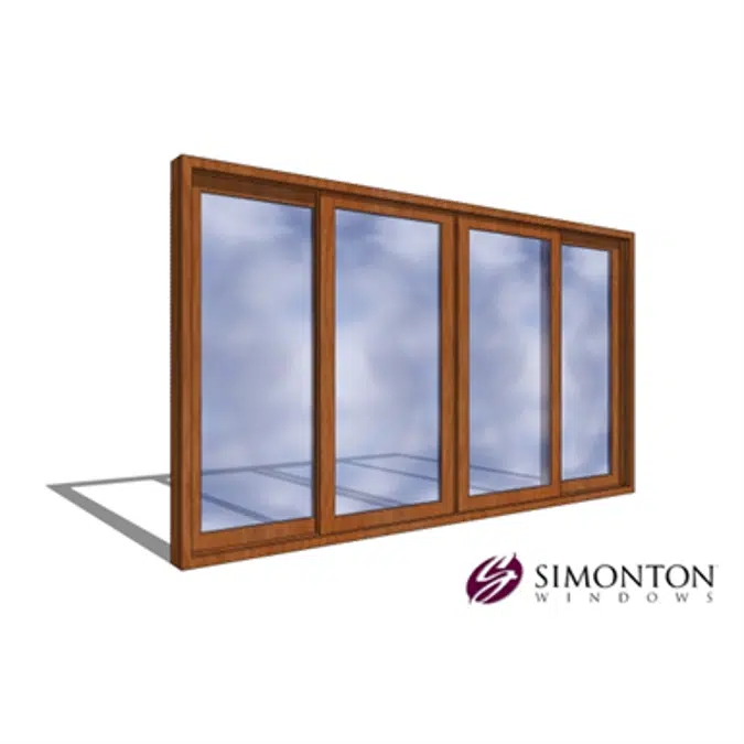 Reflections® 5500 Series Patio Door: 4 Lite