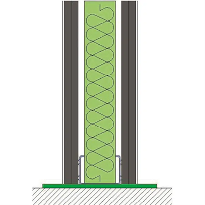 Acoustic absorption and thermal insulation panel Silsonic