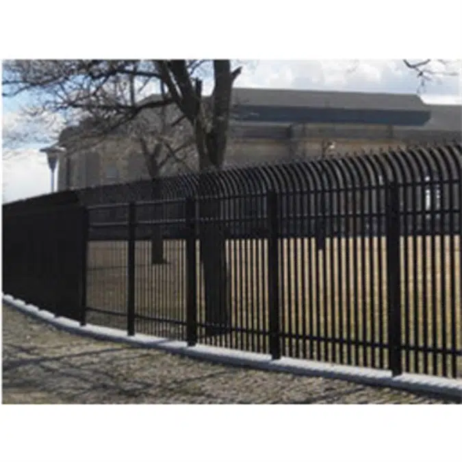 Bim Objects - Free Download! Impasse Ii® High Security Steel Fence 