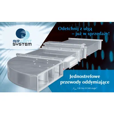 изображение для Smoke ventilation ducts system  Airwent System AWP-OD