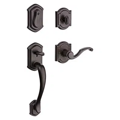 画像 Baldwin Medina SmartKey Security Handleset with Madrina Lever