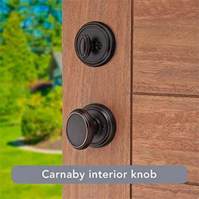 Baldwin Bighorn SmartKey Security Handleset with Carnaby Knob