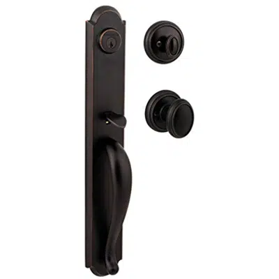 Baldwin Bighorn SmartKey Security Handleset with Carnaby Knob图像