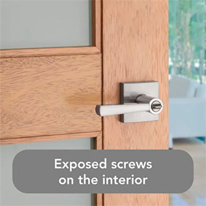 Baldwin Spyglass Privacy Lever for Interior Doors