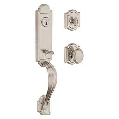 画像 Baldwin Avendale SmartKey Security Handleset with Carnaby Knob