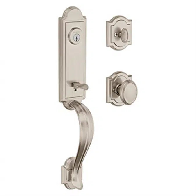 Baldwin Avendale SmartKey Security Handleset with Carnaby Knob