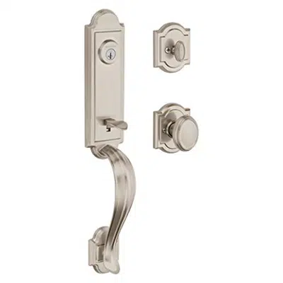Image for Baldwin Avendale SmartKey Security Handleset with Carnaby Knob