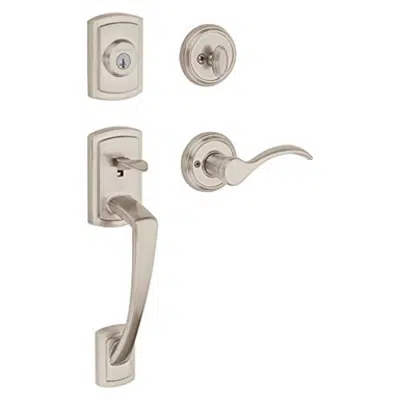 Baldwin Nautica SmartKey Security Handleset with Tobin Lever için görüntü