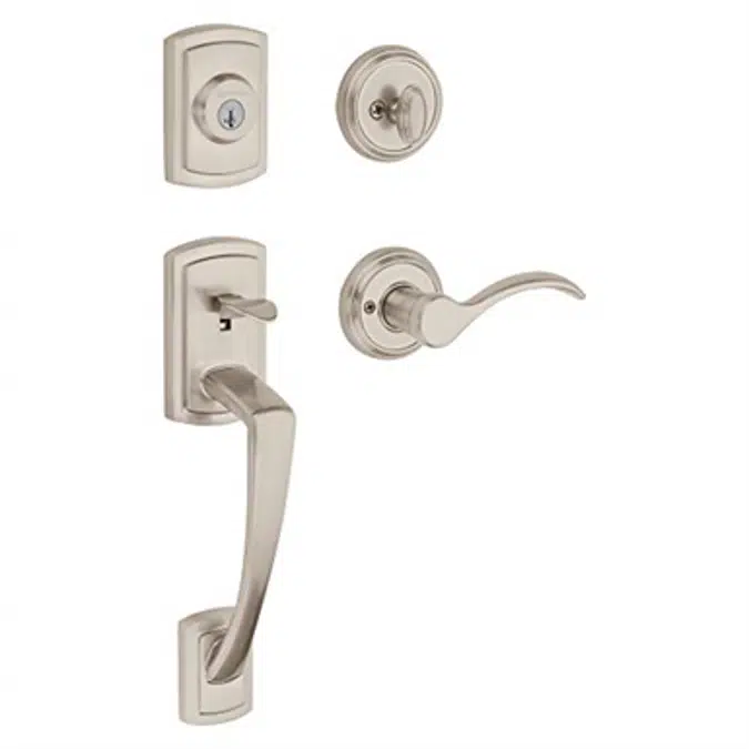 Baldwin Nautica SmartKey Security Handleset with Tobin Lever