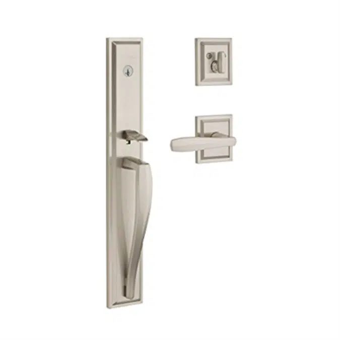 Baldwin Torrey Pines SmartKey Security Handleset with Square Lever