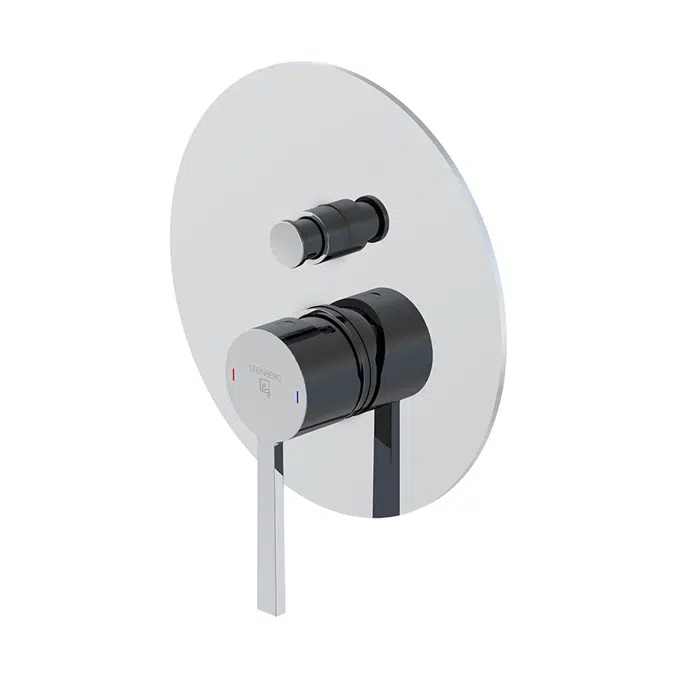Series 260, Finish set for single lever bath/shower mixer, with diverter, 260 2103 3