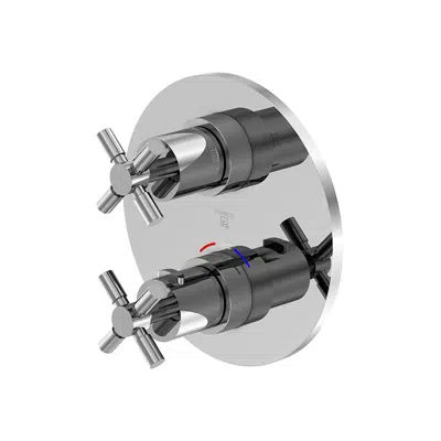 Image pour Series 250, Finish set for concealed thermostatic mixer, with 2 way diverter, 250 4133 3