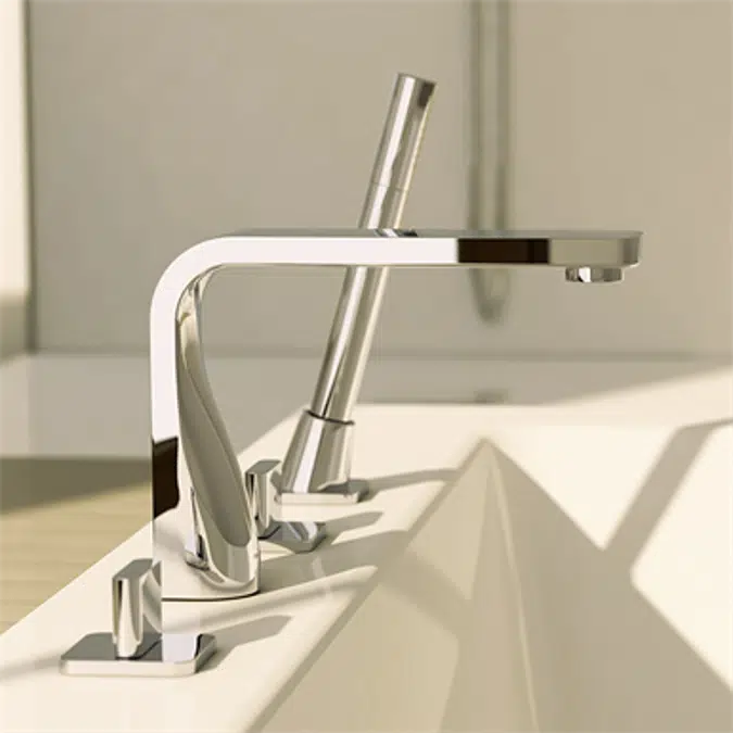 Series 230 4-hole deck mounted bath mixer 230 2400