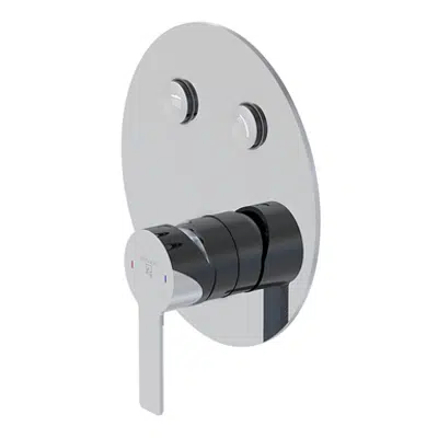 Image for Pushtronic concealed single lever ¾“ with 2-way diverter 390 2321