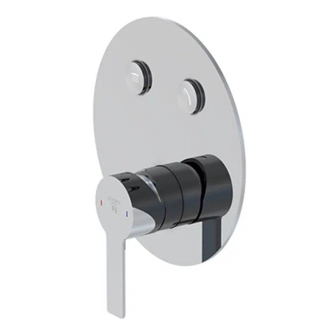 Pushtronic concealed single lever ¾“ with 2-way diverter 390 2321