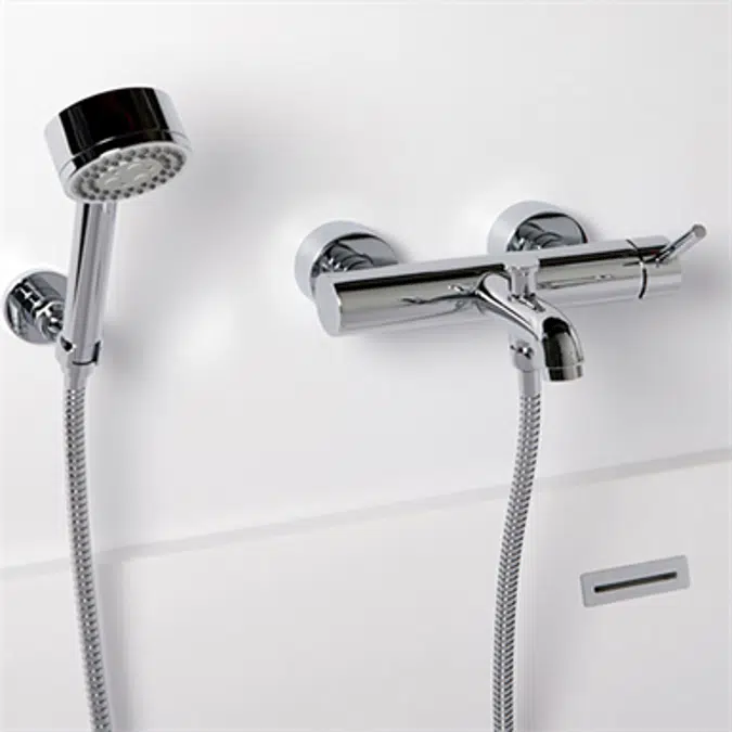 Series 100 Exposed single lever mixer ½“ for bathtub 100 1100