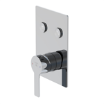 pushtronic concealed single lever ¾“ with 2-way diverter 390 2221