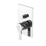 series 120 finish set for single lever bath/shower mixer, with diverter, 120 2103 3