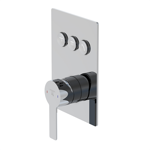 pushtronic concealed single lever ¾“ with 3-way diverter 390 2231