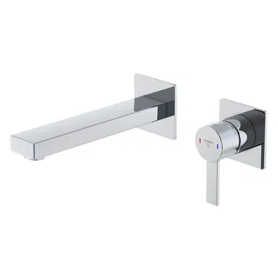 Immagine per Series 120, Wall mounted single lever basin mixer (finish set), 120 1814 3