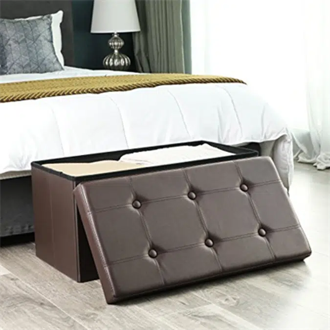 SONGMICS ULSF40Z 30in Storage Ottoman