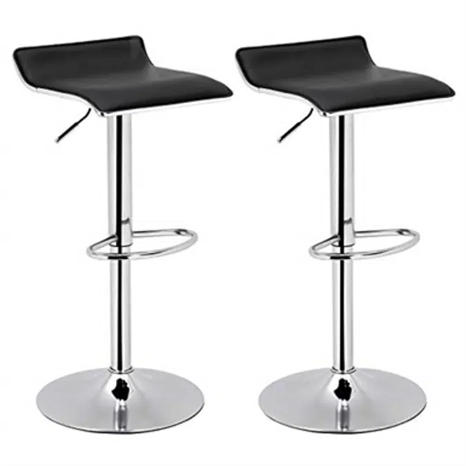 SONGMICS ULJB62BK Adjustable Bar Stools