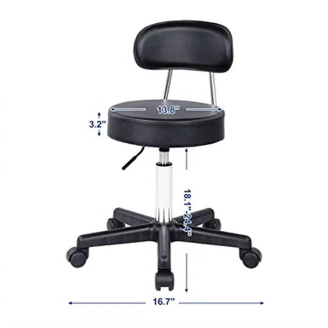 SONGMICS ULJB81B Massage Salon Spa Stool