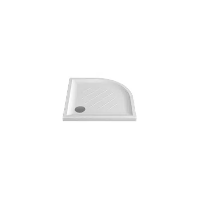 画像 VITA 900x900x35(55) self-standing quadrant shower tray (w/ anti slip)