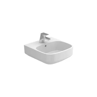 Image for BE YOU 400 countertop washbasin (w/ central tap hole)