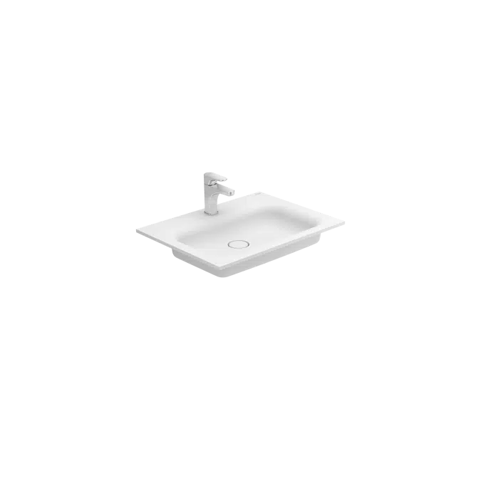 VELVET 600 surfex® recessed washbasin