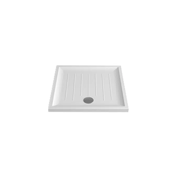 VITA 1000x1000x35(55) self-standing square shower tray (w/ anti slip)
