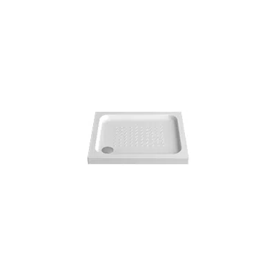 Image for JULIA 900x750x50(75) self-standing square shower tray (w/ anti slip)