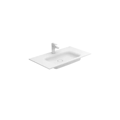 billede til VELVET 800 surfex® recessed washbasin