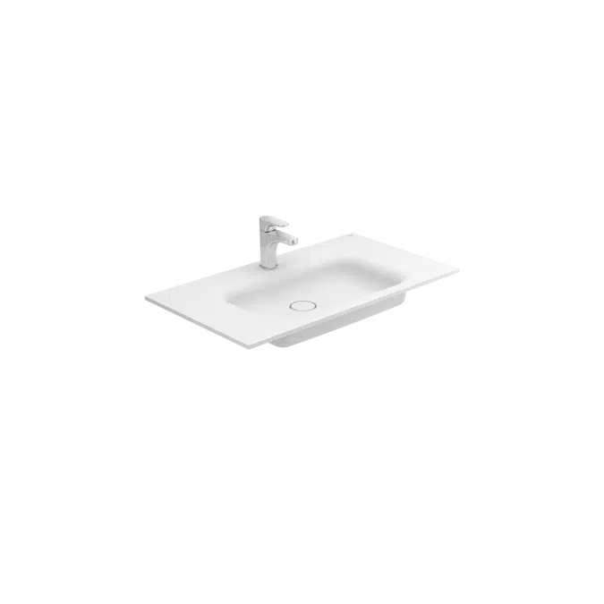 VELVET 800 surfex® recessed washbasin