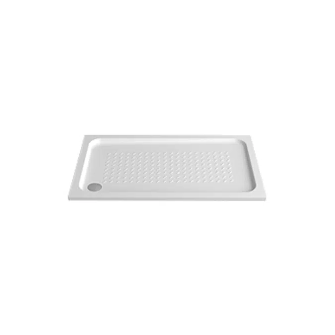 JULIA 1400x800x35(50) recessed rectangular shower tray (w/ anti slip)