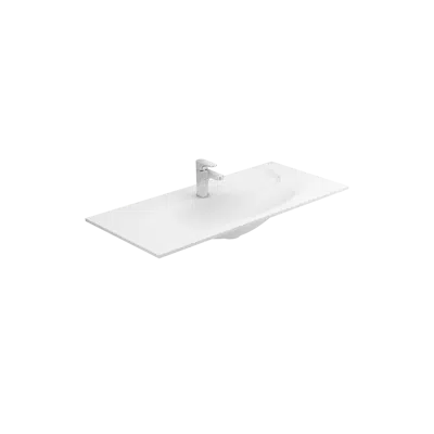 画像 SLEEK 1000 surfex® recessed washbasin