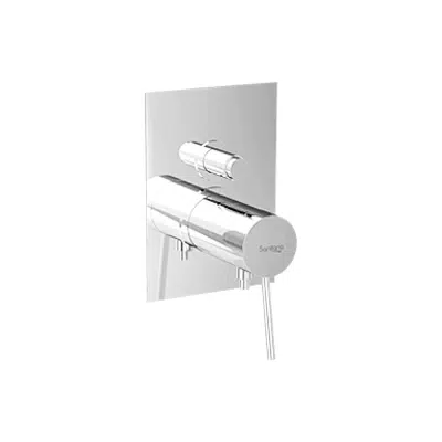 Image for UNIC 2 outlets - vertical rosette - dual lever shower/bath mixer