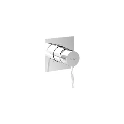 Image for UNIC 1 outlet - square rosette - single lever shower mixer