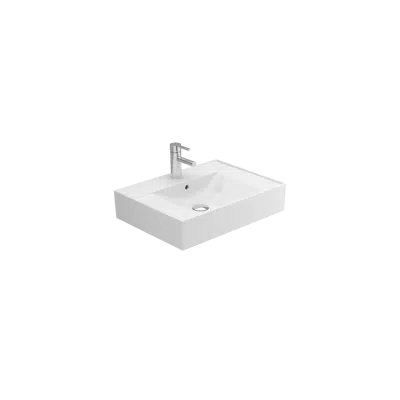 画像 ALBUS 610 vitreous china wall-mounted washbasin