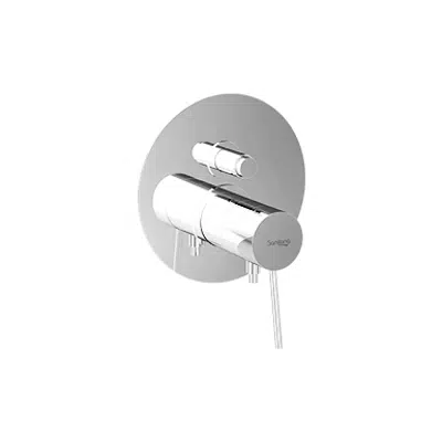 Image for UNIC 2 outlets - round rosette - dual lever shower/bath mixer