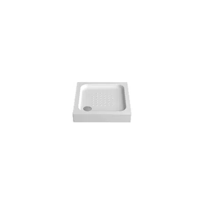 Image for JULIA 700x700x80(150) self-standing square shower tray (w/ anti slip)