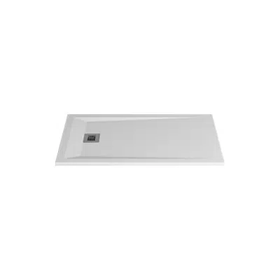 imagem para ROCKS 1300x700x30 self-standing rectangular shower tray (w/ anti slip)