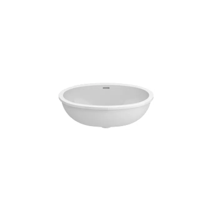 ANADIA 535 recessed washbasin (w/o tap hole)