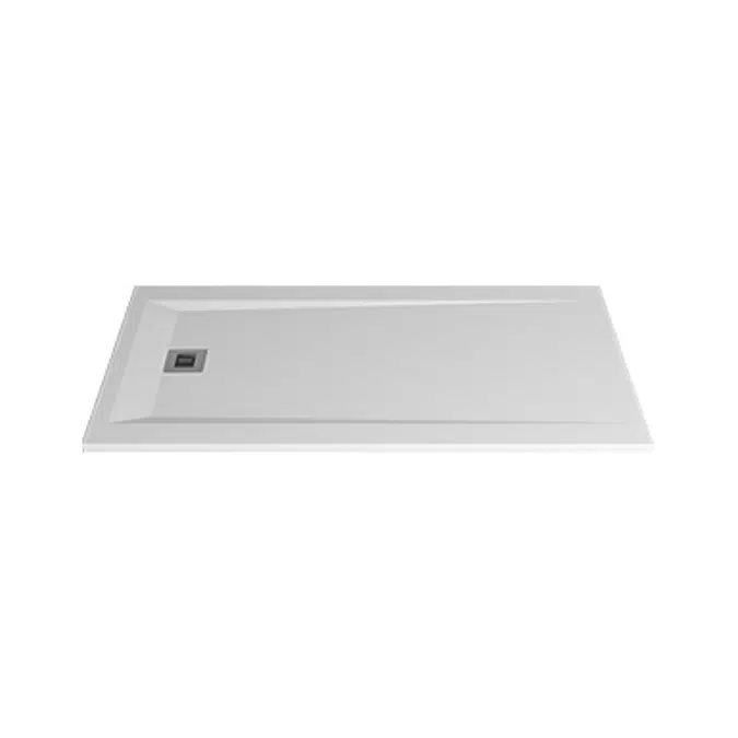 ROCKS 1700x900x30 self-standing rectangular shower tray (w/ anti slip)